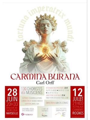 Carmina Burana - Culture Concerts - Opéras - Soirées Art lyrique Chorale Concert - Basilique le Sacré-Coeur - Spectacle-Marseille - Sortir-a-Marseille
