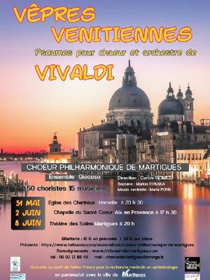 Vêpres vénitiennes

Culture Concerts - Opéras - Soirées Musique classique Concert

Vendredi 31 mai 2024 à 20h30.

Eglise Sainte-Marie-Magdeleine Les Chartreux
