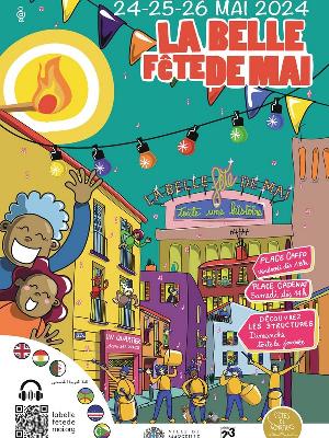 La Belle Fête de Mai 2024 - Culture Festivals - Fêtes Cinéma Rap, Rnb, Soul Musique du monde Balade contée Jazz et blues Lecture Hip-hop Festival - La Belle de Mai - Spectacle-Marseille - Sortir-a-Marseille