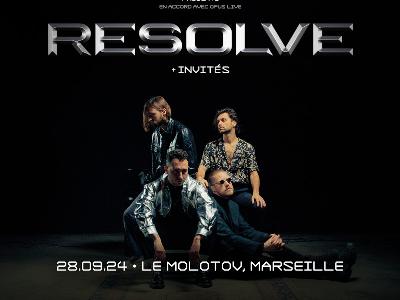 Resolve + Guests - Culture Concerts - Opéras - Soirées Métal Concert - Le Molotov - Spectacle-Marseille - Sortir-a-Marseille